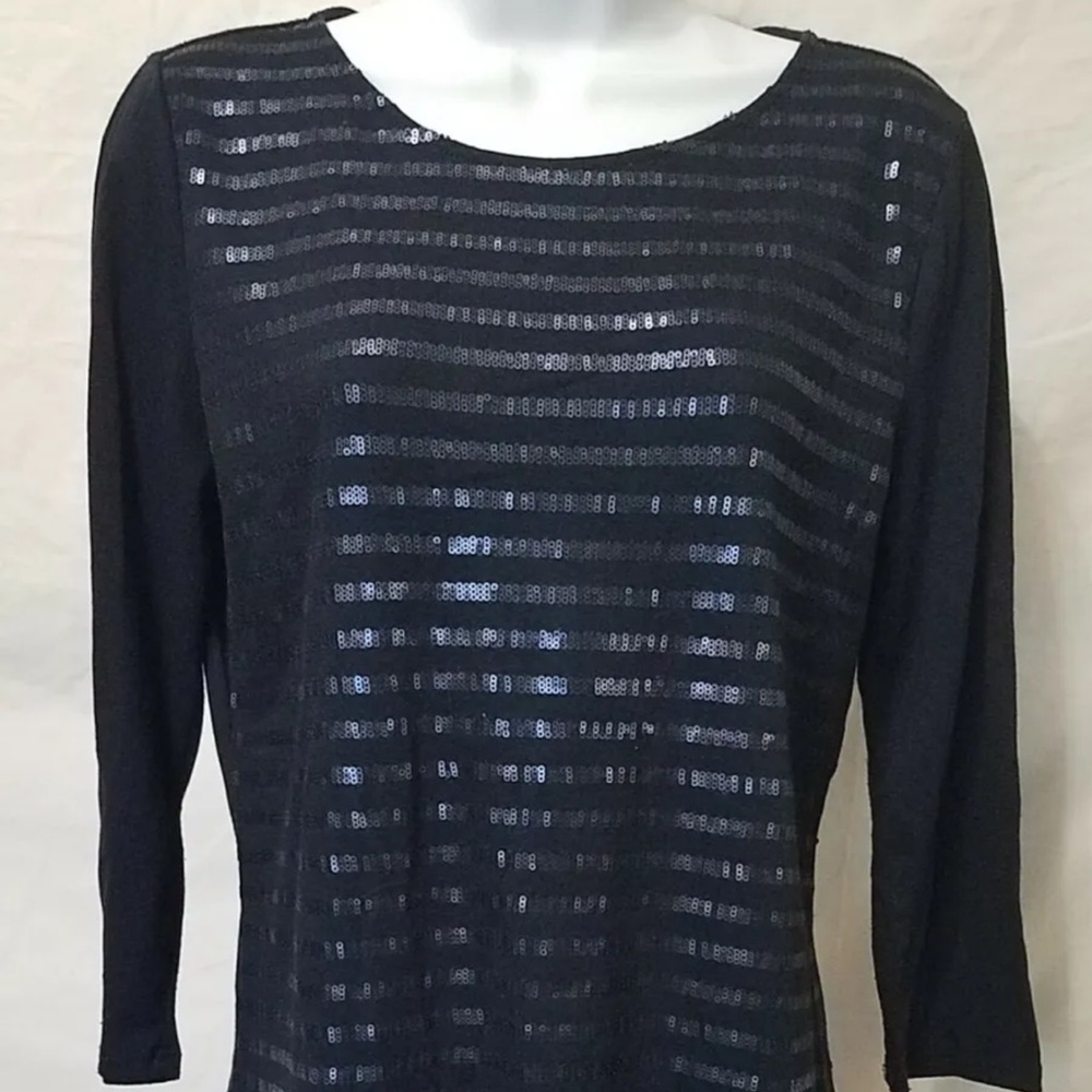 Liz Claiborne Sequin shirt